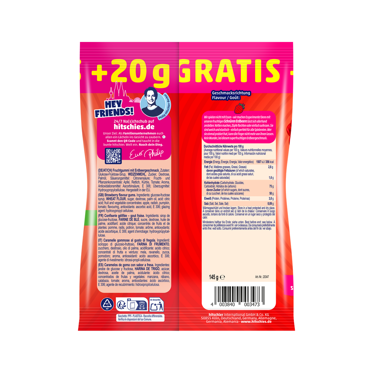 Schnüre Erdbeere Overfill