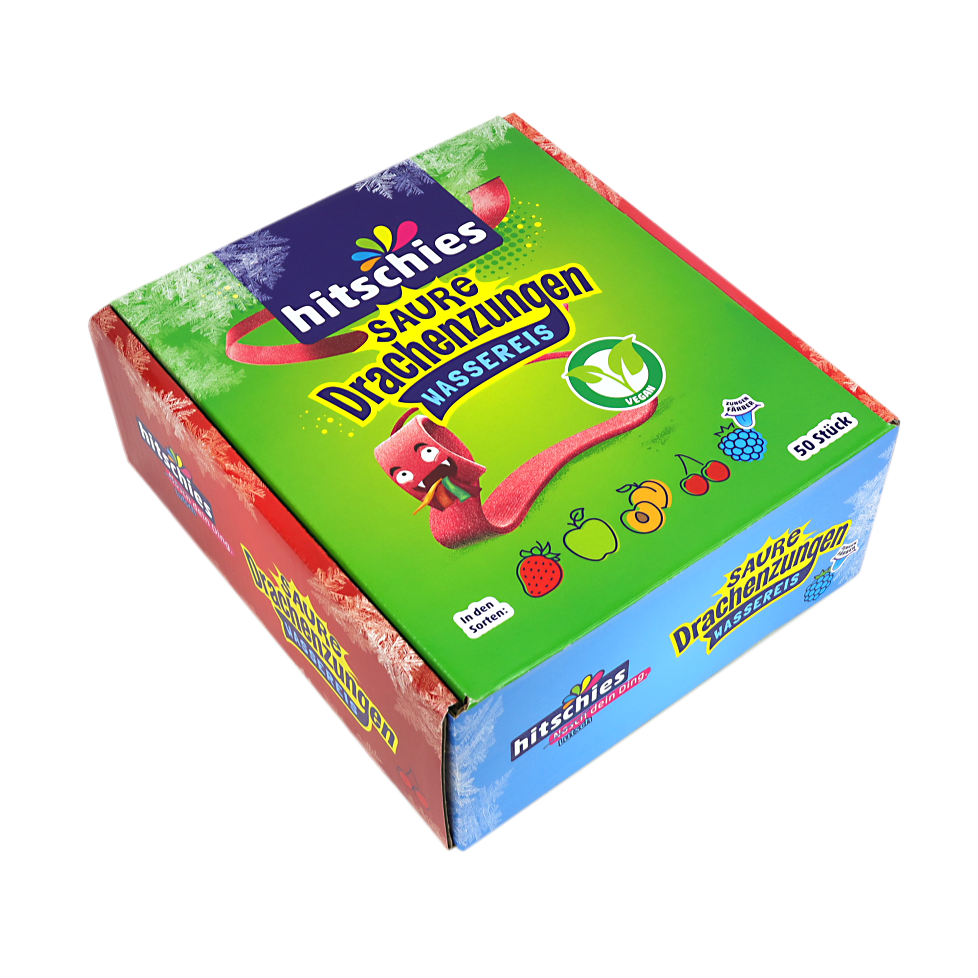 Saure Drachenzungen Wassereis 50er Box