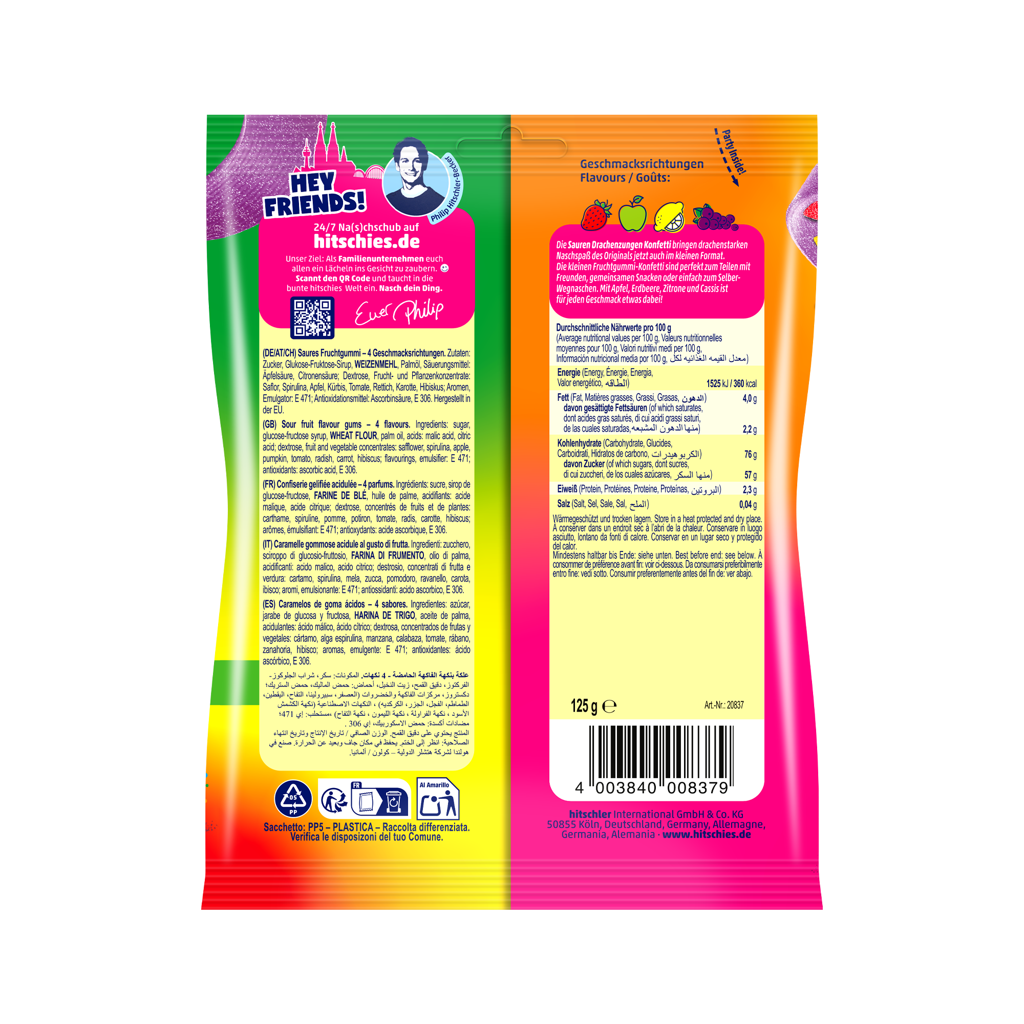 Sour Dragon Tongues Confetti 