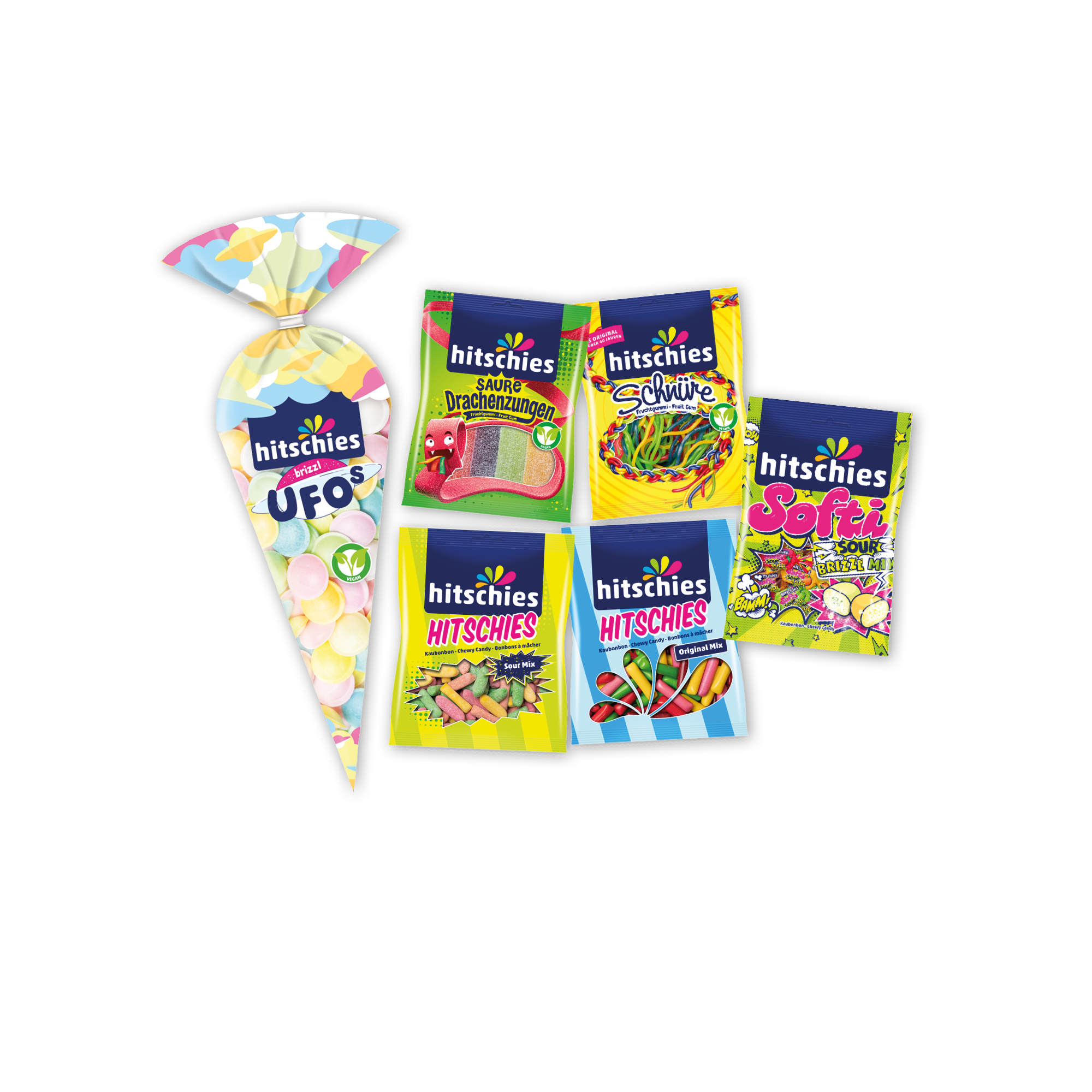 Buntes Bündel Candy Bar
