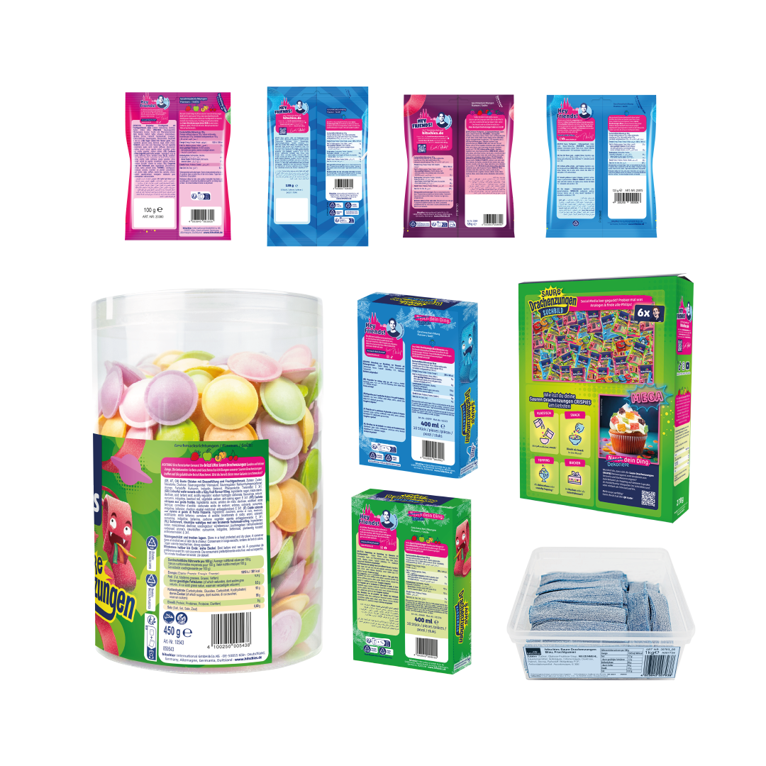 Saure Drachenzungen Bündel XXL